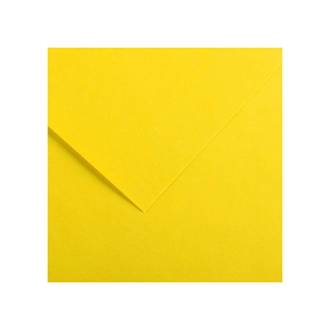 PAPEL IRIS VIVALDE 185G 25FL A4 - AMARELO - UN - CANSON