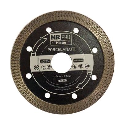DISCO DIAMANTADO PORC MRPRO 110mm EXTRA FINO TURBO MISTER