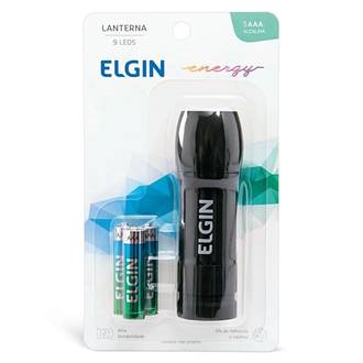 LANTERNA BOLSO C/3 PILHAS AAA 82309 - PRETO - UN - ELGIN