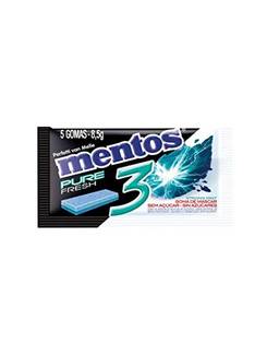 CHICLE MENTOS PURE FRESH 3+ 8,5G - STRONG MINT - UN - PERFETTI VAN MELLE
