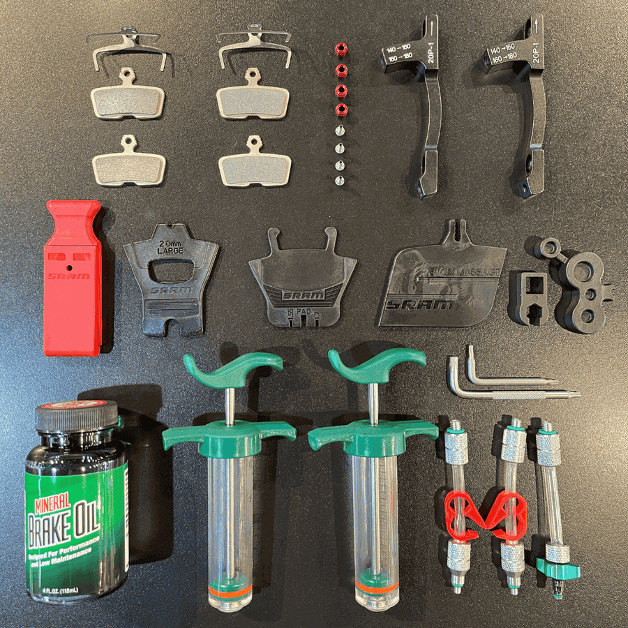 Par de Freio a Disco Sram Original Hidráulico Motive Ultimate 4 Pistões Kit Especial