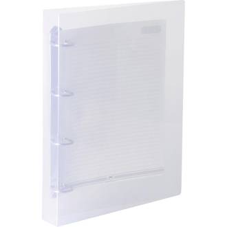 FICHARIO OFICIO 4 ARGOLAS 45MM PVC - 659 - CRISTAL - UN - DAC