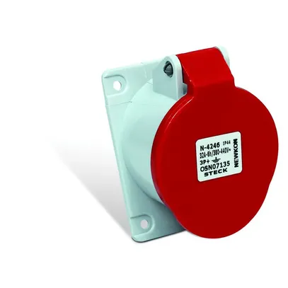 TOMADA EMB NEWKON 3P+T 32A 380/440V 6H VM N4246