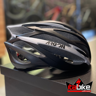 Capacete Argon Preto e Branco