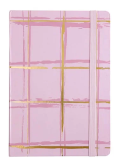 CADERNO DE ANOTAÇÃO A5 C/ELAST - 80FLS - SK2083 - ROSA - UN - SKYPAPER