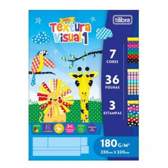 BLOCO TEXTURA VISUAL 1 180G 36FL 7 CORES - UN - TILIBRA