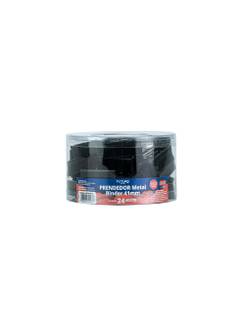 PRENDEDOR DE PAPEL 41MM C/24 FO292204 - PRETO - UN - FUTURO