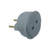 PINO ADAPTADOR UNIV 2P 10A ABNT CINZA INTERNEED