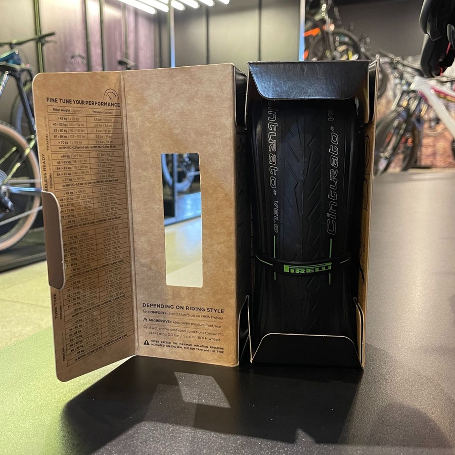 Pneu Speed Pirelli Cinturato Velo Tubeless Preto
