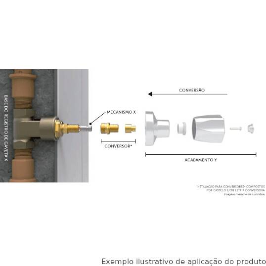 CONVERSOR DE REGISTRO DECA BLUKIT REF. 130128