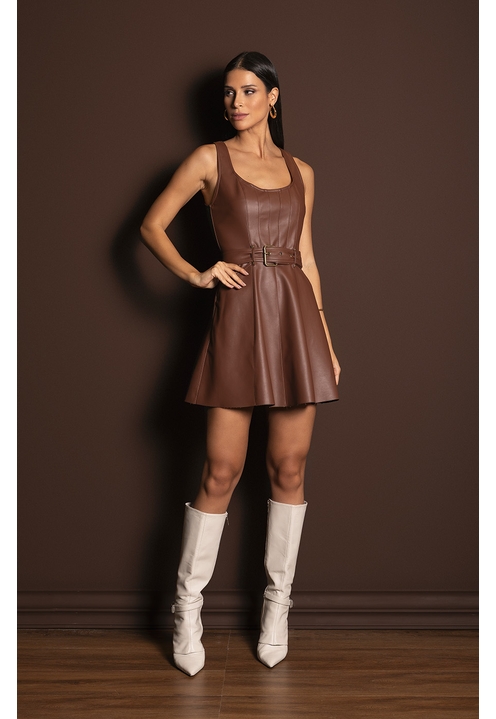 Vestido Agatha Chocolate - 3