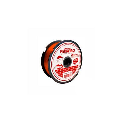 LINHA NYLON PEDREIRO 0,80mm(100m) LARANJA