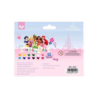 MASSA P/MODELAR PRINCESA 180G C/12 CORES - 4697 - PCT 10 - DAC