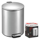 LIXEIRA INOX SLIM C/PEDAL 3L POWERMAID