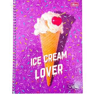 CADERNO UNIV CAPA DURA 10X1 160FLS - VIBE FEM - UN - TILIBRA