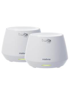 CONJUNTO ROTEADOR WIFI MESH TWIBI FORCE AX 1500 - BRANCO - UN - INTELBRAS