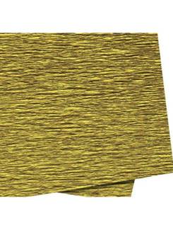 PAPEL CREPOM PARAFINADO METALIZADO - 0,48X2M - OURO - PCT 40 - RIDET