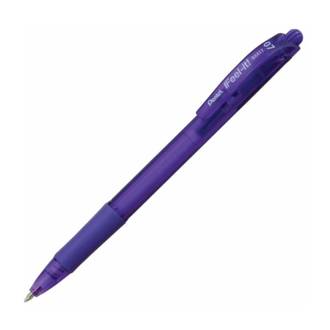 CANETA RETRATIL BX417 0,7MM - VIOLETA - UN - PENTEL