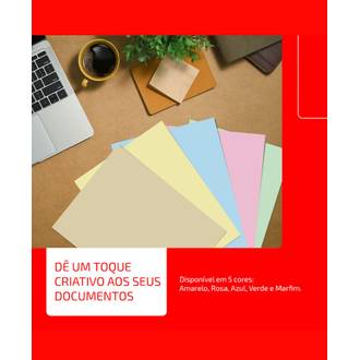 PAPEL CHAMEX COLOR 75G 500FLS - ROSA - UN - CHAMEX