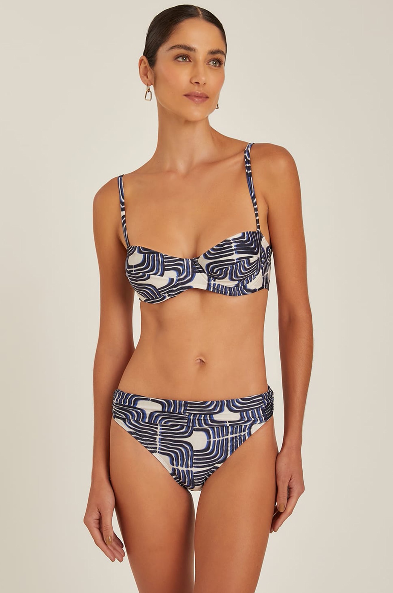 Top meia taça retro recycled paros