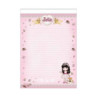 CADERNO COLADO PAPEL CARTA 50FLS - 395421 - JOLIE - UN - TILIBRA