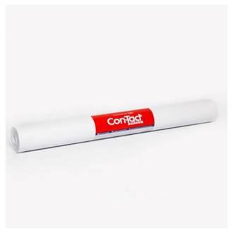 FILME AUTOADESIVO 45CMX2M 80 MICRAS - FOSCO - BRANCO - UN - CON-TACT