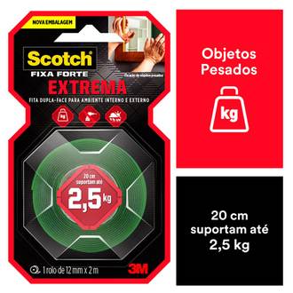 FIXA FORTE ESPUMA EXTREME 12X2 - UN - 3M