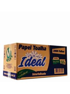 PAPEL TOALHA IDEAL 100% CELULOSE - C/2000 - UN - MEYORS