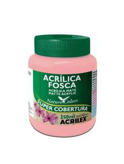 TINTA ACRILICA FOSCA 250ML  - ROSA - PCT 3 - ACRILEX
