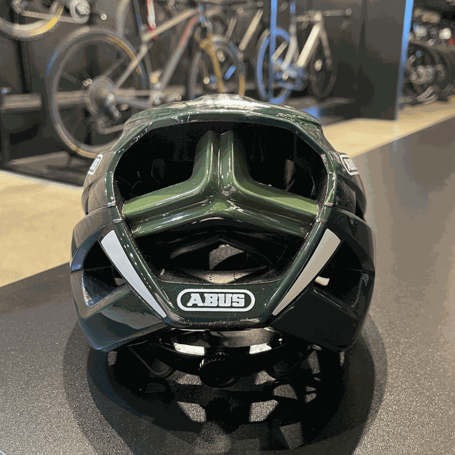 Capacete Abus Stormchaser Verde Militar