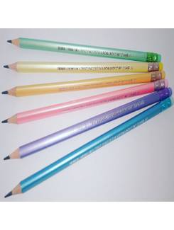 LAPIS PRETO HB PEROLADO C/BORRACHA - 72175 - UN - LEO E LEO