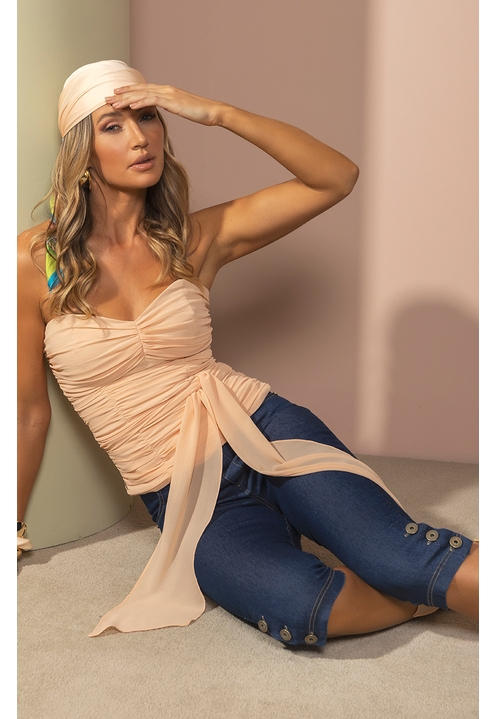 Calça Sally Blue Denim - 5