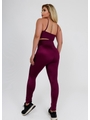 CONJUNTO FIT TRILOBAL TOP ALCA CALÇA COS ALTO PLISSADO MALBEC - 2