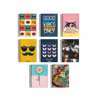 CADERNO UNIV CAPA DURA 20X1 400FLS - ON FLEEK - UN - JANDAIA