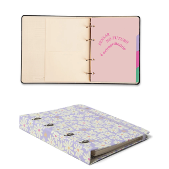 CADERNO ARGOLADO CLASSICA A5 /MELISSA - MINI BLOOMY - UN - CICERO