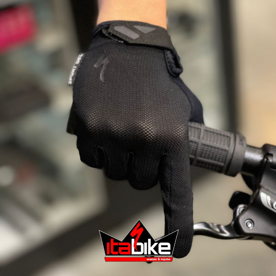 Luva Specialized Dedo Longo BG Sport Gel Feminina Preta