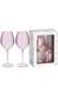 Conjunto 2 Taças para Vinho (rosa cristal)