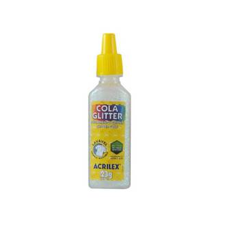 COLA COLORIDA C/GLITER 23G - CRISTAL - UN - ACRILEX