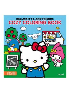LIVRO DE COLORIR HELLO KITTY - COZY BOOK - UN - CIRANDA CULTURAL
