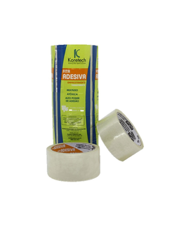 FITA DE EMPACOTAMENTO 45X40 2215 - TRANSPARENTE - PCT 5 - KORETECH