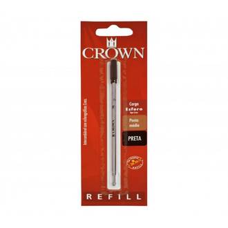 REFIL PARA CANETA TIPO CROSS CA12009 - PRETO - UN - CROWN