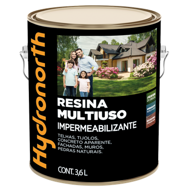RESINA HYDRONORTH MULTIUSO BRILHANTE INCOLOR 3.6L