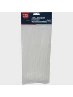 ABRACADEIRA NYLON 4,8X200 PCT-100 - YP7369 - BRANCA - UN - YINS