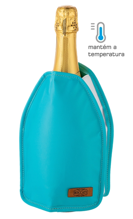 Cooler Térmico Boccati para vinhos e espumantes (azul claro)