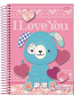 CADERNO UNIV CAPA DURA 12X1 192FLS - SWEETNESS - UN - JANDAIA