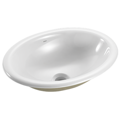 CUBA DE SOBREPOR OVAL ICASA 44 X 32CM IL66 00 BRANCO