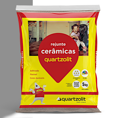 REJUNTE CERÂMICAS QUARTZOLIT CINZA ÁRTICO 5.0KG