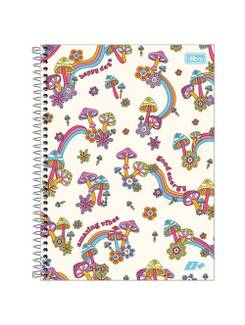 CADERNO UNIV CAPA DURA 12X1 240FLS - MAIS+ FEM - UN - TILIBRA