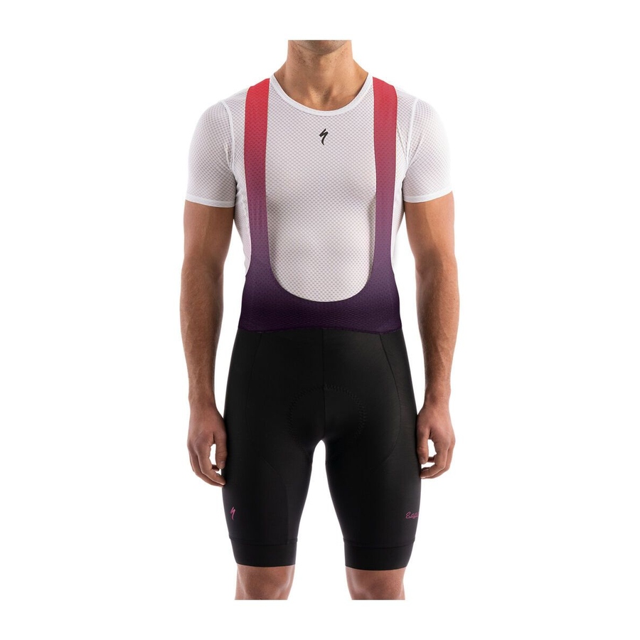 Bretelle Specialized Coleção Sagan Masculino Vermelho e Preto