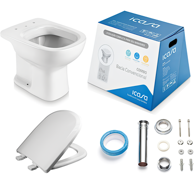 COMBO BACIA SANITÁRIA LINHA INFANTIL ICASA
